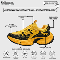 Nouvelles baskets de créateur respirantes pour hommes avec logo personnalisé, style chunky, pour le printemps, l'été et l'automne, avec doublure en maille – Idéales pour le dropshipping