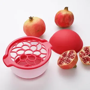 Zenidoo L-282 <b>Silicone</b> Pomegranate Peeling Machine Manual Handheld Fruit Vegetable Peeler Bowl Home Kitchen Accessories <b>Tools</b> - Product Image 3