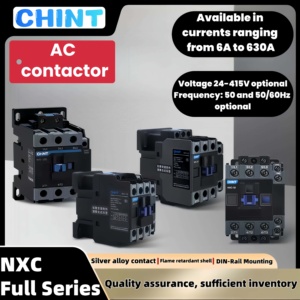 Chint NXC-18 AC Contactor <strong>220V</strong> 3p 24V Coil <strong>Electromagnetic</strong> Starting 18A Din Rail Mounting Industrial Automation Low Price - Product Image 3