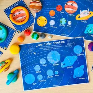 New Design Planets Solar System Theme Safety <b>Clay</b> Tool <b>Set</b> Boys Girls Toddlers Color Dough <b>Sets</b> for Kids Ages 5-7 - Product Image 6