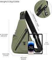 Sac à bandoulière personnalisé en nylon, sac de voyage, sac de randonnée, sac à dos unisexe