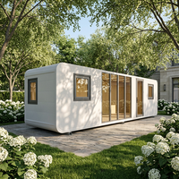 Cabine Apple 20ft 40ft – Maisonnette Préfabriquée Moderne de Luxe pour Extérieur, Bureau Mobile, Conteneur avec Salle de Bain et Utilisation Hospitalière