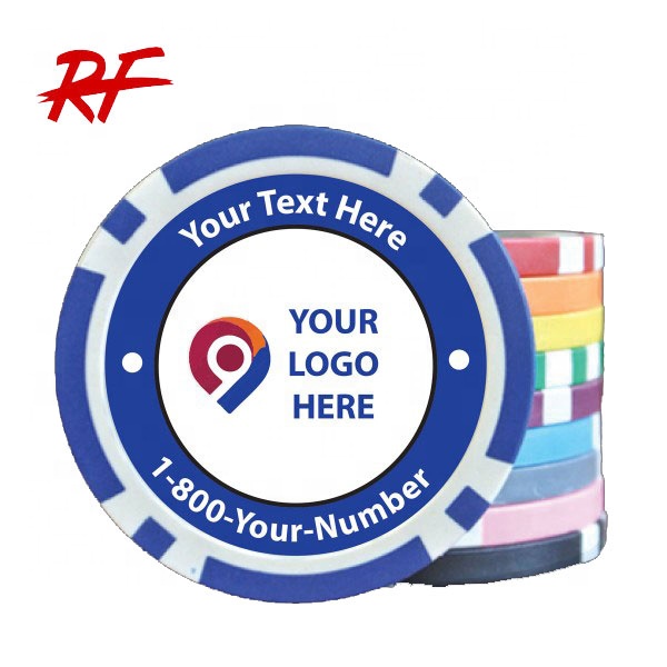 Изготовленные на заказ пластиковые фишки покера