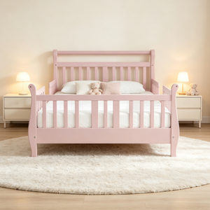 <span class=keywords><strong>Lit</strong></span> bébé moderne en bois <span class=keywords><strong>blanc</strong></span> avec barrières de sécurité, convertible en <span class=keywords><strong>lit</strong></span> <span class=keywords><strong>junior</strong></span>, mobilier de chambre d'enfant en bois massif - Product Image 4