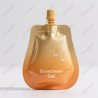 Imprimé personnalisé 5ml 10ml 30ml feuille d'aluminium plastique cosmétique liquide shampooing bec pochettes sacs d'emballage Sachet