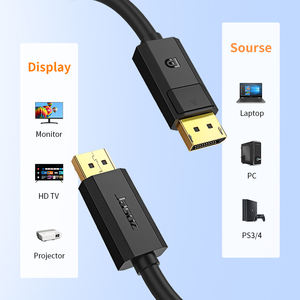 <span class=keywords><strong>Cable</strong></span> <span class=keywords><strong>DisplayPort</strong></span> a <span class=keywords><strong>DisplayPort</strong></span> Jasoz <span class=keywords><strong>1.2</strong></span>, Compatible con 5m 4k 60hz, <span class=keywords><strong>Cable</strong></span> DP Macho a DP para PC y Laptop - Product Image 3