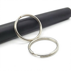 YIWANG Factory Supply 1.5x25MM Silver Split Key Chain <b>Ring</b> Connector <b>Keyring</b> - Product Image 2