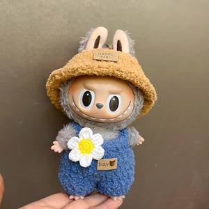 Labubu primera y tercera generación 17cm Macaron vinilo cara muñeca <span class=keywords><strong>ropa</strong></span> corazón-calentamiento plástico reemplazo para muñecas Labubu - Product Image 5