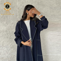 Zaynab Kimono Eid Jalabiya Abayas Vente en Gros Dubaï Vêtements Islamiques Caftan Personnalisé Abaya Abaya Femmes Robe Musulmane Kimono Jalabiya