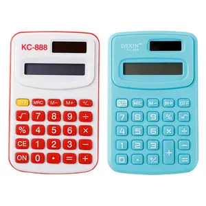 Kleine Mini Pocket Calculator Custom Ultra Dunne Zonne-Batterij Calculator Voor Relatiegeschenken