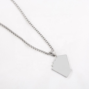 Kalung Liontin Gaya <span class=keywords><strong>Rock</strong></span> Hip Hop Pria/Wanita, Tren Punk Baja Tahan Karat Bermain Kartu Kalung untuk Pria/Wanita - Product Image 6