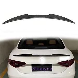 2023 M4 Style ABS séparateur de coffre arrière en Fiber de carbone aileron d'aile de coffre de voiture pour <span class=keywords><strong>Alfa</strong></span> <span class=keywords><strong>Romeo</strong></span> <span class=keywords><strong>Giulia</strong></span> 2015-<span class=keywords><strong>2020</strong></span> accessoire de réglage - Product Image 1