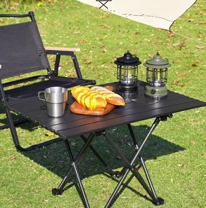 Folding <strong>Table</strong> Portable Hand-held Push <strong>Table</strong> Stall Outdoor Easy <strong>Foldable</strong> Folding <strong>Table</strong> and <strong>Chair</strong> Metal OEM - Product Image 4