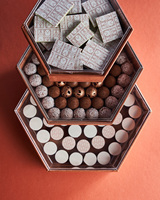 Boîte à dattes en cuir Ramadan, boîte alimentaire hexagonale personnalisée faite à la main, boîtes à dessert en acrylique, emballages, boîtes à bonbons en papier pour enfants