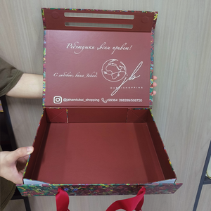 Biểu Tượng Tùy Chỉnh Sang Trọng Màu Đen Đóng Mở Hộp Với Gấp Đóng Cửa Từ Tóc Giả Mũ Quần Áo Hộp Quà Tặng Bao Bì Với Xử Lý - Product Image 5