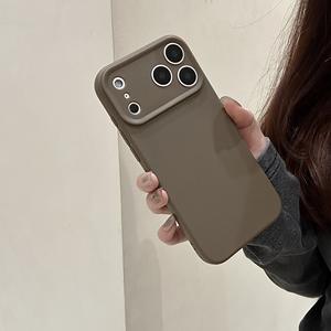 Coque de téléphone en silicone liquide pour iPhone 17, protection intégrale avec découpe précise, résistante aux chutes, couleur unie, compatible iPhone 16 - Product Image 5