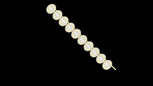 Cadena Cubana con Diamantes de Laboratorio Totalmente Engastados, Plata de Ley Chapada en Oro, Estilo Hip Hop, para Compromiso, Boda, Aniversario, Fiesta - Product Image 4