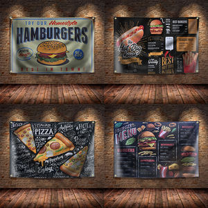 Póster Decorativo Vintage con Diseño <span class=keywords><strong>de</strong></span> Hot Dog, Hamburguesa, Bandera, Papas Fritas, Menú <span class=keywords><strong>de</strong></span> Aperitivos, Letrero Publicitario, Arte <span class=keywords><strong>de</strong></span> Pared, Decoración para Auto, Bar, Pub, Club, Sala <span class=keywords><strong>de</strong></span> Juegos - Product Image 4