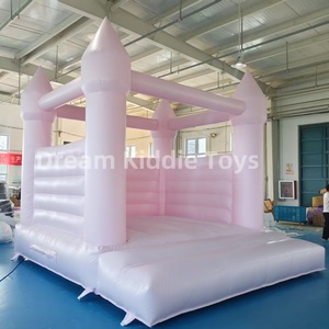 Château Gonflable Rose pour Fêtes et Célébrations, Aire de Jeu, Balancelle Gonflable, Location pour Enfants - Product Image 3