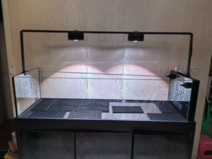 Ornement d'intérieur en forme de décor d'aquascaping Cabinet blanc Grand <span class=keywords><strong>aquarium</strong></span> de réservoir de poissons marins d'eau de mer - Product Image 3