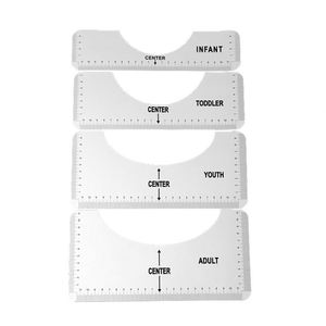 Nuevo: Herramienta de Alineación de Cuellos Redondos y en V para Camisetas, Regla de PVC para Ropa - Product Image 3