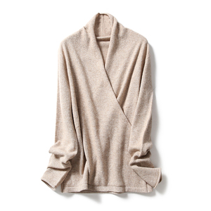 Cashmere Pullover con scollo a V Cardigan da donna maglione taglie forti abiti coreani per donna maglione lavorato a maglia in Cashmere maglioni da donna stili - Product Image 2