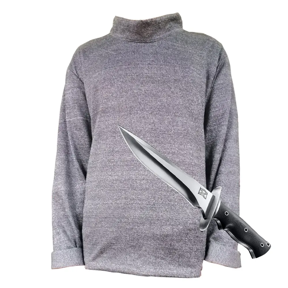 Ultra-high molecular polyethylene PE anti-knife cut T-shirt long-sleeved anti-bite anti-cut anti-stab anti-cut clothing