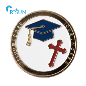 Monedas Conmemorativas Personalizadas para Graduación, Recuerdo Escolar, Universitario, de <span class=keywords><strong>Colegio</strong></span>, para Estudiantes, Moneda de Desafío de Graduación Personalizada - Product Image 6