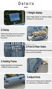 Jaula Portátil Ajustable para Ovejas y Cabras, Equipo de Manejo de Ganado para Uso Comercial - Product Image 5