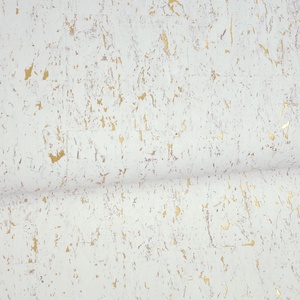 วอลเปเปอร์ลายไม้ก๊อกสีขาวและสีทองสำหรับตกแต่งโรงแรมระดับไฮเอนด์ - Product Image 1