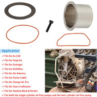 Kit de manchon de cylindre de compresseur d'air K-0650 et de bague de compression Kits d'entretien de compresseur d'air pour câble Craftsman DeVilbiss Porter