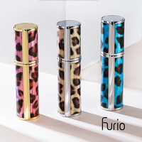 Flacon de parfum en aluminium de 5 ml, atomiseur rechargeable, huile essentielle, vaporisateur de voyage, mini cosmétique, rouge à lèvres, soins personnels