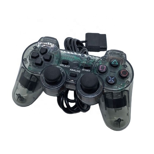 Wireless BT Joystick Controller for PS2 Console with Vibration Motor-Compatible with NS/NS2/Mobile/PC-Analog Gamepad
