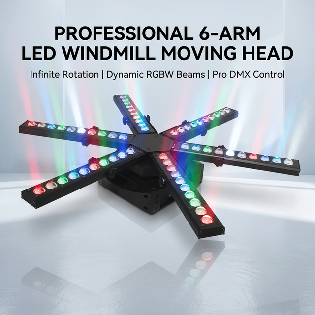 Professional Chameleon Matrix RGBW LED Beam Bar Light Moving Head Lamp with DMX512 Control Mode for Stage Lighting