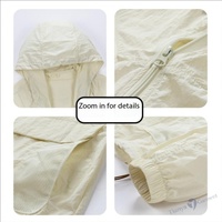 Veste coupe-vent unisexe à capuche, protection solaire UPF50+, séchage rapide, hydrofuge, écologique, pour la randonnée et le camping