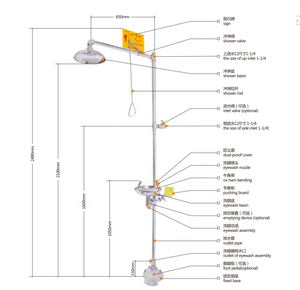 Estación <span class=keywords><strong>Portátil</strong></span> de Lavado de Ojos de Acero para Seguridad Personal, Certificada por ISO, <span class=keywords><strong>Lavaojos</strong></span> de Emergencia - Product Image 5