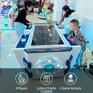 Machine de jeu vidéo d'arcade sans fil en métal pour <span class=keywords><strong>4</strong></span> joueurs, certifiée CE, pour enfants de 8 ans et plus, fabriquée par Source Factory (OEM/ODM) - Product Image 2