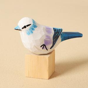 Figurine de table personnalisée en bois de tilleul, ornements de bureau, décoration pour la maison et le bureau, peinte à la main, sculptée à la main, anti-stress - Product Image 3