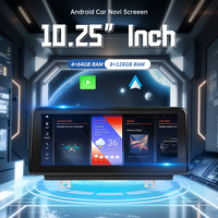Radio Multimedia para Auto de 10.25'' con Pantalla Táctil, Carplay, Android Auto, GPS y SIM para BMW F30 F34 F36 E92