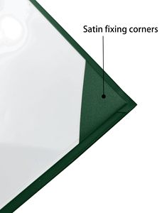 Logo personnalisé d'estampage de ruban d'estampage d'or 12 couleurs en cuir lisse A4 couverture de diplôme imprimé dossier de couverture de diplôme - Product Image 4