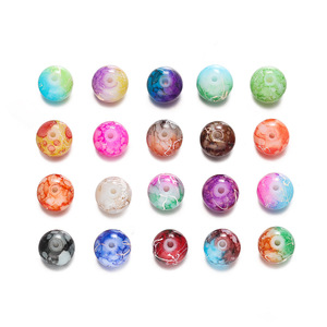 Glass Beads 4mm Iridescent Gradient Two Tone Loose Beads For DIY Jewelry Making Bracelets <b>Necklaces</b> Accessories - Product Image 5