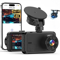 Nueva Cámara de Coche de Doble Lente 2026 con WiFi, Grabador Delantero + Trasero 1080P, Pantalla IPS de 3 Pulgadas, Monitor de Estacionamiento, Chip XM650