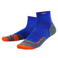 Chaussettes de sport professionnelles pour hommes en plein air Trail Running Antibactérien Silver Fiber Tendon d'Achille
