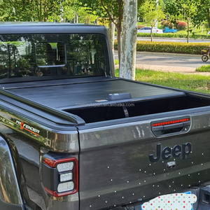 2025 jeep Gladiator Custom Roll up Pickup Truck Bed Hardtop Cubiertas de <span class=keywords><strong>maletero</strong></span> de aluminio deslizante para acampar - Product Image 5