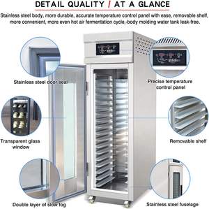 Nueva Máquina Fermentadora de Masa Industrial de Precio de Fábrica para Panadería Profesional/Máquina Fermentadora de Pan Marca Kolice - Product Image 4