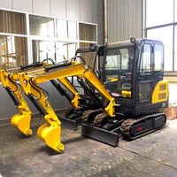 Accessoires pour mini-excavatrice de 0,8 tonne, service après-vente gratuit, prix de la mini-excavatrice avec cabine