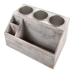 나무 헤어 드라이어 홀더-헤어 도구 및 스타일링 용품 정리 및 화장대 및 욕실 보관-천연 우아한 <span class=keywords><strong>Desi</strong></span> - Product Image 6