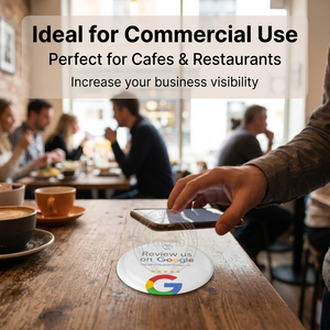 Tarjetas NFC Personalizables con Soporte y Código <span class=keywords><strong>QR</strong></span> - Programables para Comentarios de Google y Facebook, Pantalla de Acrílico - Product Image 6