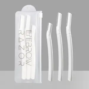 3 pcs Tondeuse à Sourcils Set Outils de Maquillage Safe Eye Brow Razor Face Body Hair Removal Shaver Blades Woman Eyebrows Shaping Knife