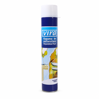 Mousse polyuréthane expansive haute performance pour le remplissage des espaces entre les cadres de portes et fenêtres, 750 ml